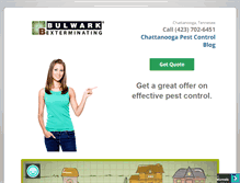 Tablet Screenshot of chattanoogabugs.com